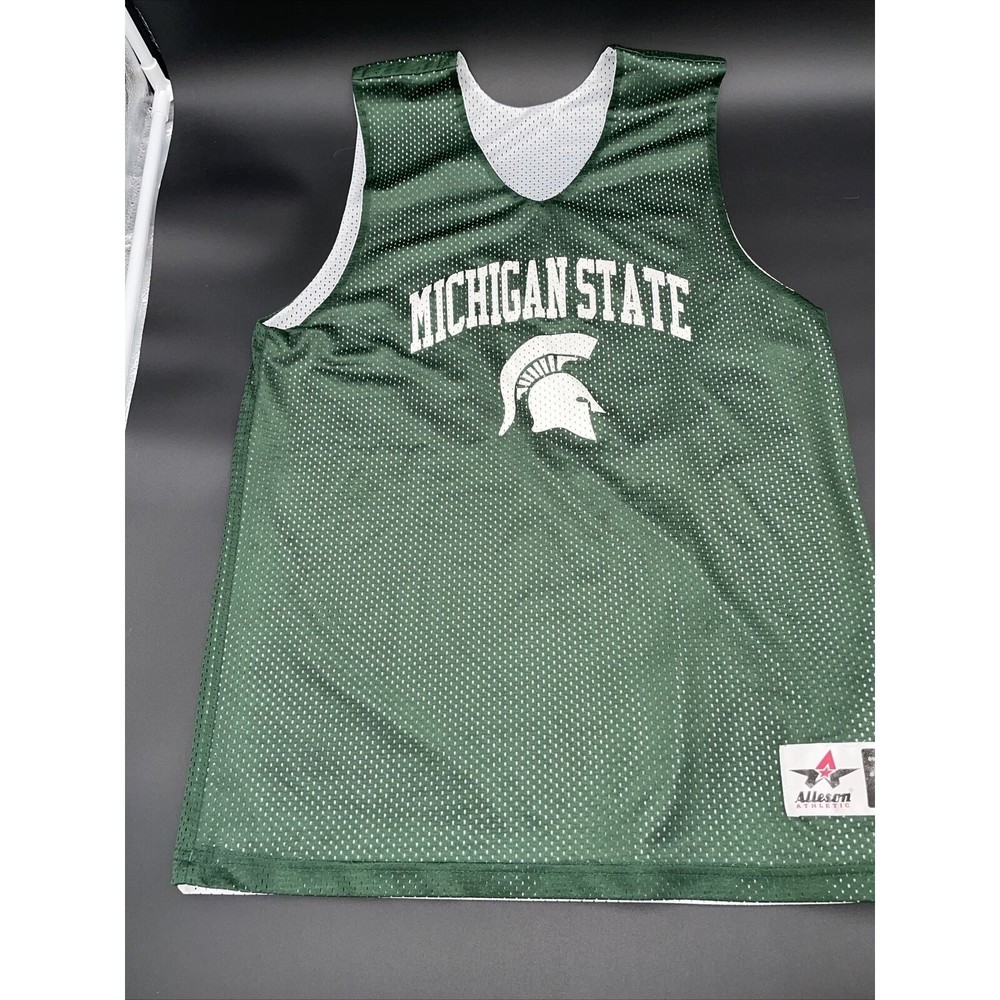 Michigan State Basketball Warm Up Jersey #30 Alleson Athletic Men's M